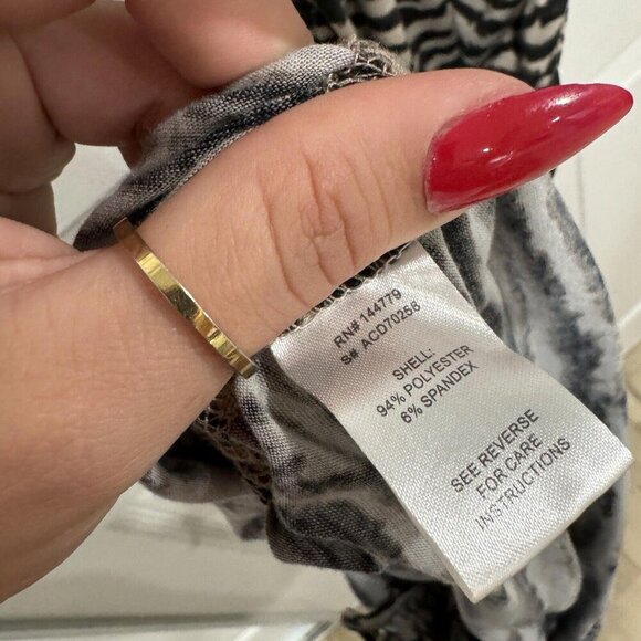 Women’s ACOA Zebra Print Y2K Vintage‎ Dress Maxi Size Medium M  Brown - Picture 8 of 10